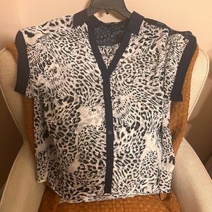 Leopard print blouse